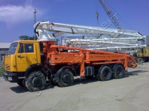 Автобетононасосы КАМАЗ 65201 с установками 58154А (АБН-42) и 58154В (АБН-47)